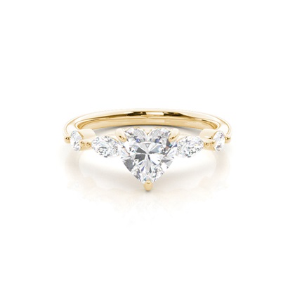 Yellow Gold Diamond Engagement Rings