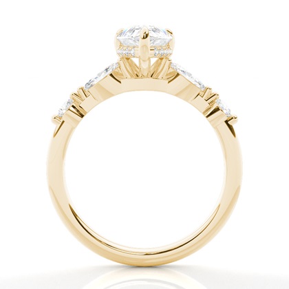 Verlobungsringe mit verstecktem Halo-Diamant