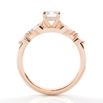 Verlobungsringe mit verstecktem Halo-Diamant