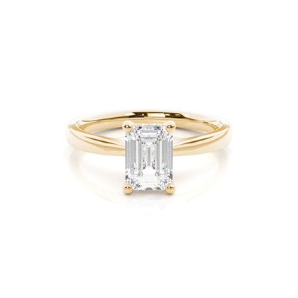 Emerald Cut Diamond Rings