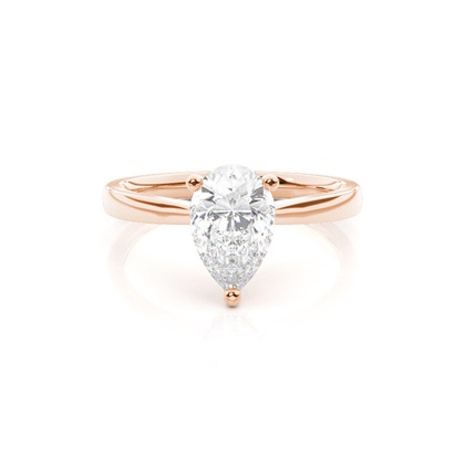 3.00 Carat Rotgold Halo Verlobungsringe