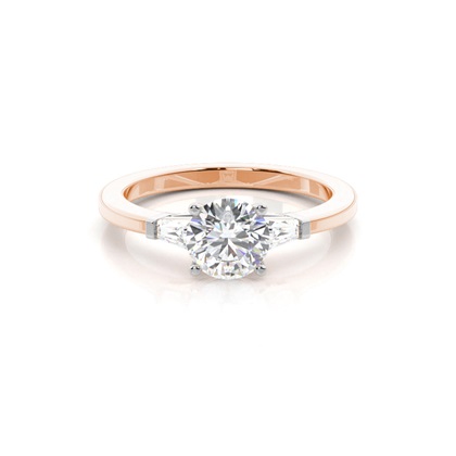 Rose Gold Diamond Engagement Rings