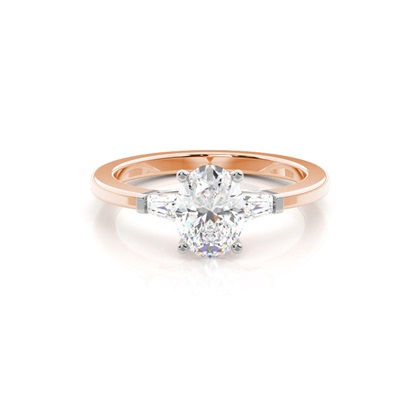 Rose Gold Diamond Engagement Rings