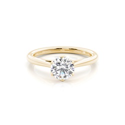 Floral Shank Engagement Rings