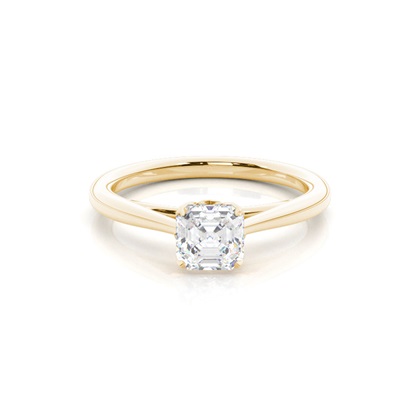 Asscher Diamond Rings