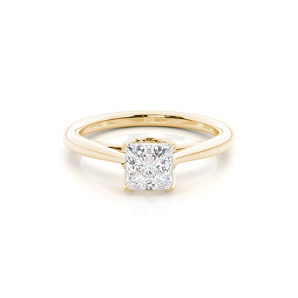 Princess Solitaire Diamond Rings 