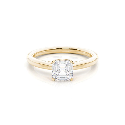 Asscher Diamond Rings