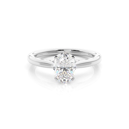 Oval Cut Diamond Rings