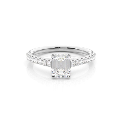 Emerald-Cut Diamond Rings