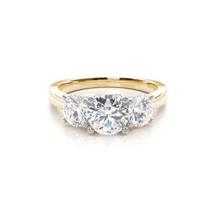 Yellow Gold Diamond Engagement Rings