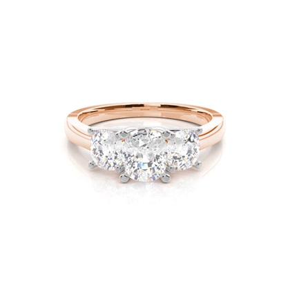 Rose Gold Diamond Engagement Rings