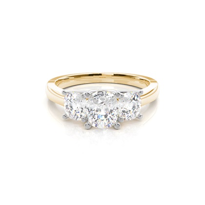 Yellow Gold Diamond Engagement Rings