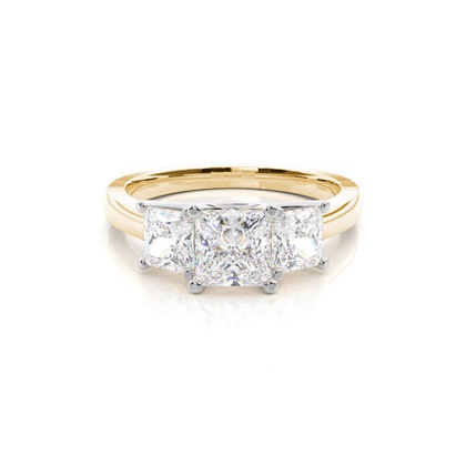 Yellow Gold Womens Diamond Engagement Rings