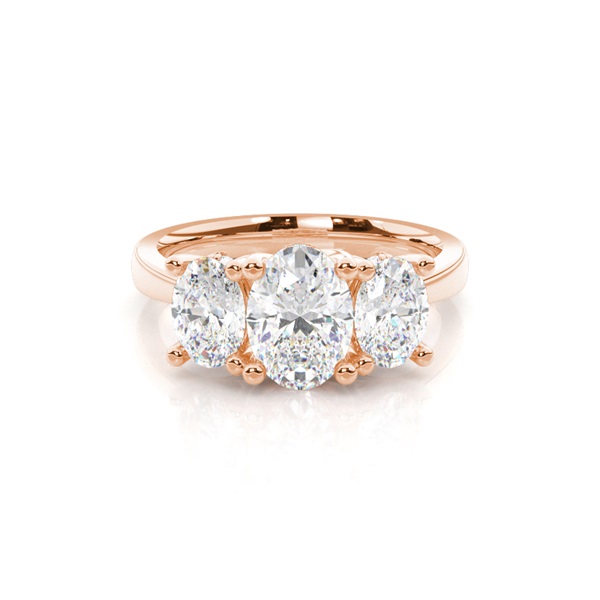 Trilogy Hidden Halo Engagement Rings