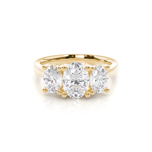 Trilogy Hidden Halo Engagement Rings