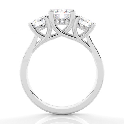 Brilliant Platin Trilogie Verlobungsringe