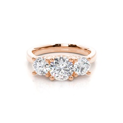 Trilogy Hidden Halo Engagement Rings