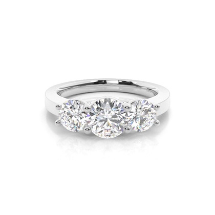 White Gold Diamond Engagement Rings