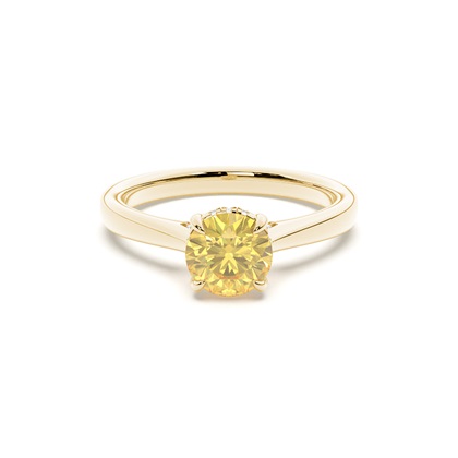 Yellow Gold Yellow Diamond Engagement Rings