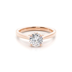 Hidden Halo Diamond Engagement Rings