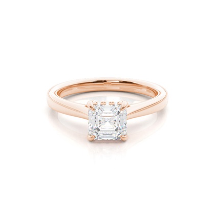 Rose Gold Diamond Engagement Rings