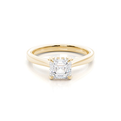 Asscher Diamond Rings