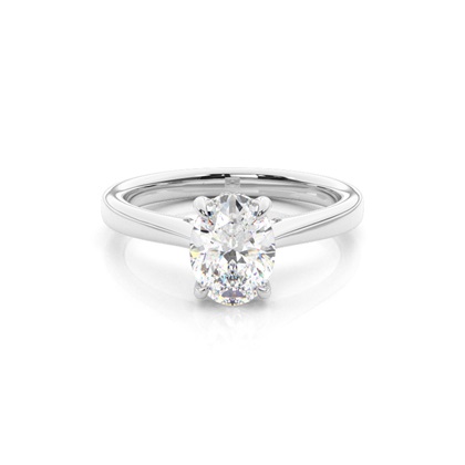 Oval Diamond Engagement Rings