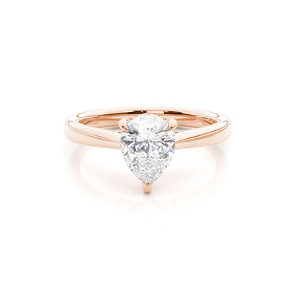 Pear Shaped Diamond Engagement Rings