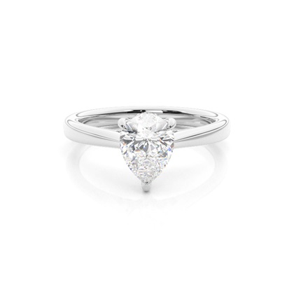 Pear Shaped Diamond Engagement Rings