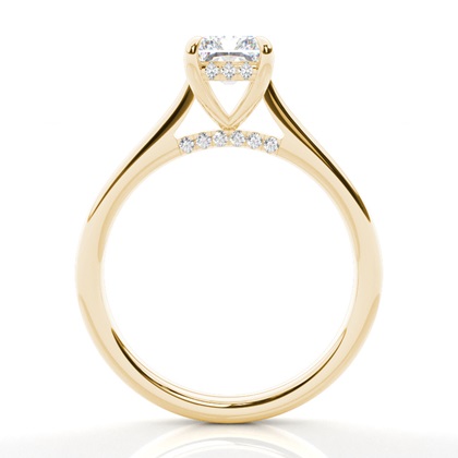 Verlobungsringe mit verstecktem Halo-Diamant