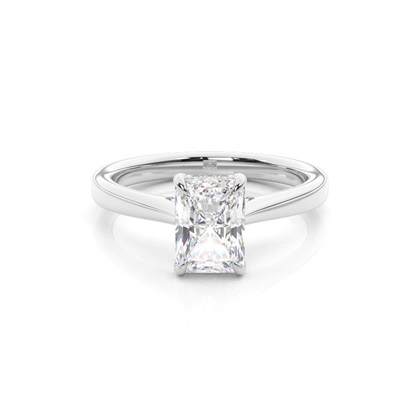 White Gold Solitaire Engagement Rings