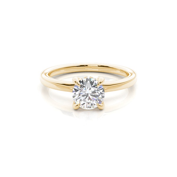Hidden Halo Diamond Engagement Rings