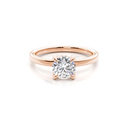Hidden Halo Diamond Engagement Rings