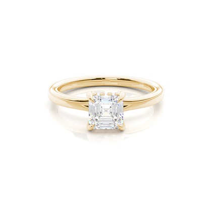 Asscher Diamond Engagement Rings