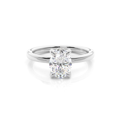 White Gold Solitaire Diamond Rings