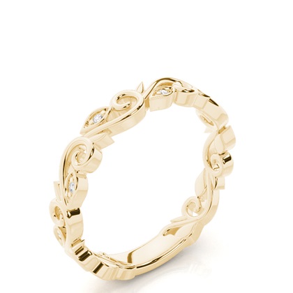 diamant Svatební Vintage Band
