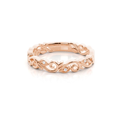 diamant Svatební Vintage Band