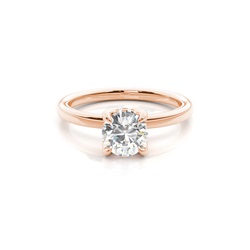 Hidden Halo Diamond Engagement Rings