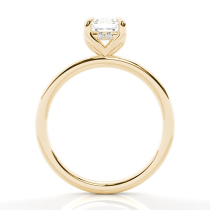 2.00 Carat Gelbgold Halo Verlobungsringe
