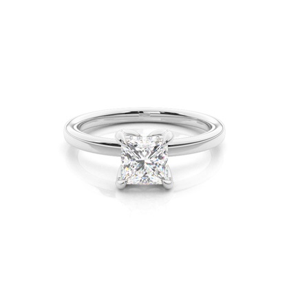 Princess Solitaire Diamond Engagement Rings