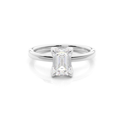 Radiant Solitaire Diamond Rings
