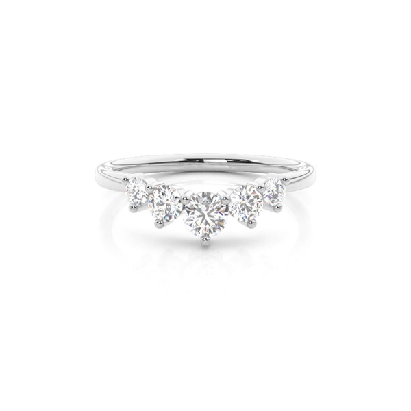 1,7 mm hrebenový pásek ve tvaru diamantu v mírném komfortním strihu