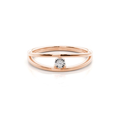 Rose Gold Diamond Rings