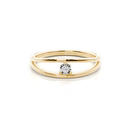 Yellow Gold Diamond Rings