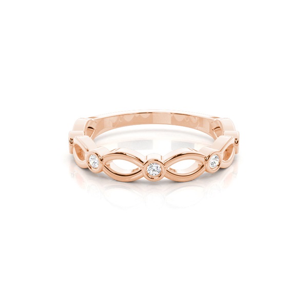 Everyday Runde Diamant Zargenfassung Ring