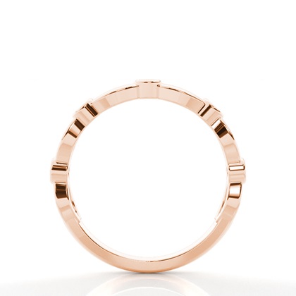 Rotgold Ringe für den Alltag Diamantringe