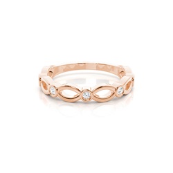 Everyday Runde Diamant Zargenfassung Ring