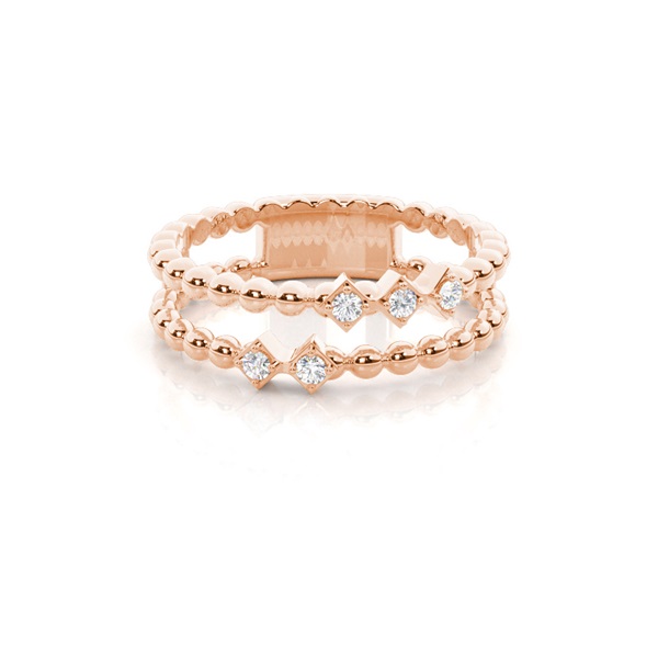 Dualer Bubble Diamantring