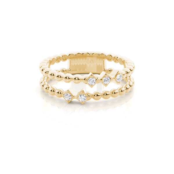 Dualer Bubble Diamantring