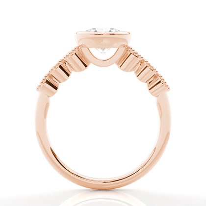 Vintage Diamant-Verlobungsring in Closs-Fassung